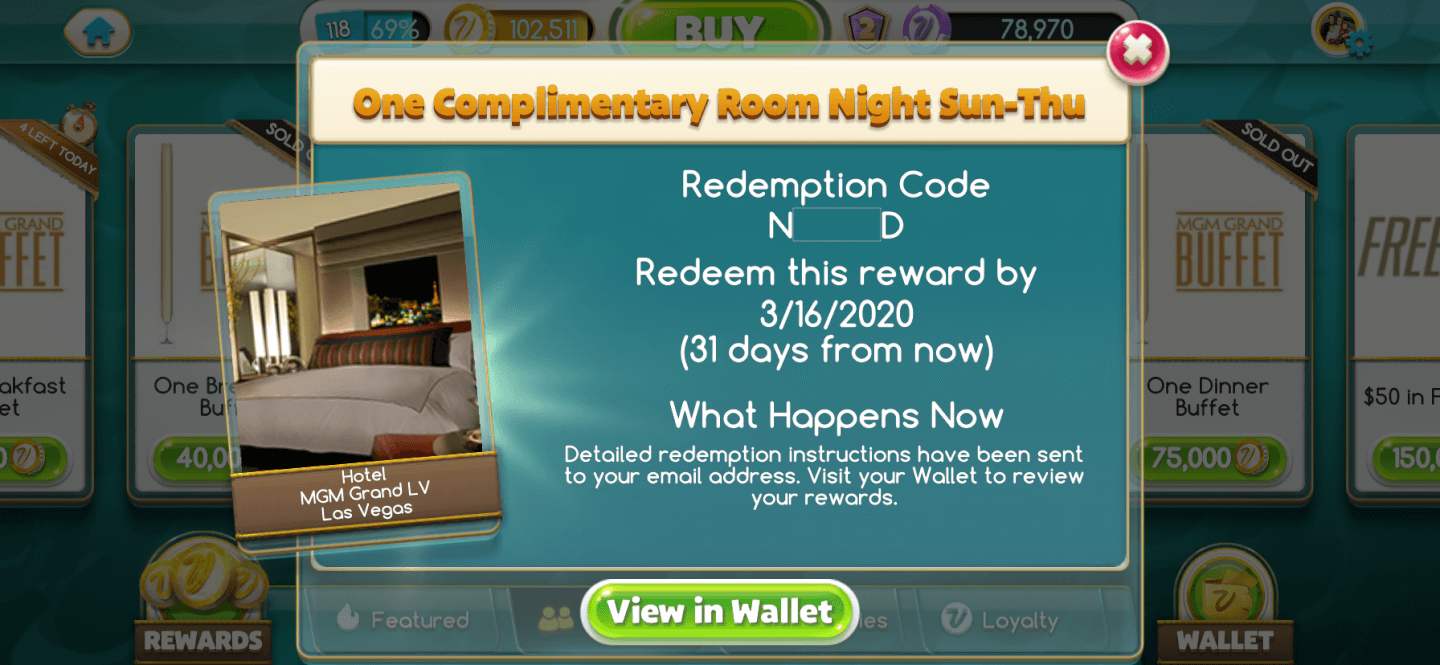 How Do You Redeem Myvegas Rewards