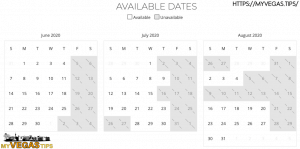myVEGAS Complimentary Room Calendars for 2021