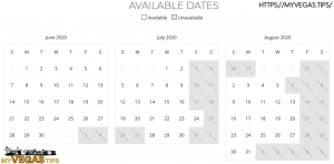 myVEGAS Complimentary Room Calendars for 2021