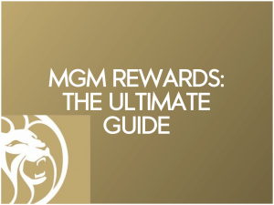mgm rewards guide how to redeem mgm rewards